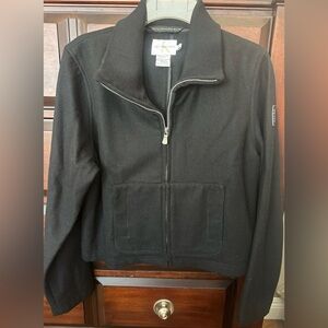 Calvin Klein Jeans 65% WoolBlend Zip-Up Jacket Coat Blazer Womans.Medium Classt